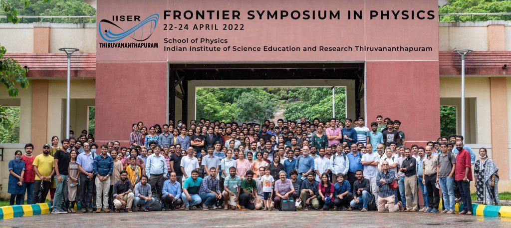 
Frontier Symposium Physics 2023, School of Physics, IISER-TVM